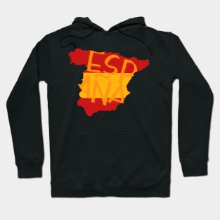 Spain country typography Hoodie